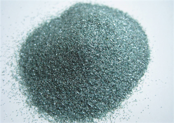 Green silicon carbide powder